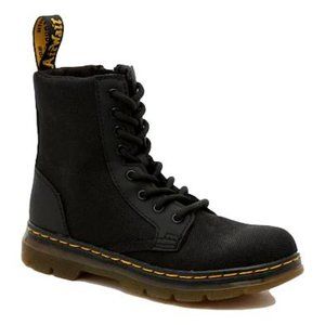 Dr. Martens (Kids) Combs Fabric & Leather Combat Boot Size 1